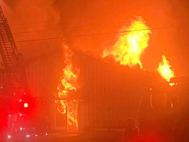 Tri Cities Flea Market Fire